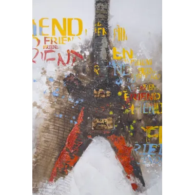 OBRAZ NA PŁÓTNIE GUITARS ARTY 120x3,5x90 cm